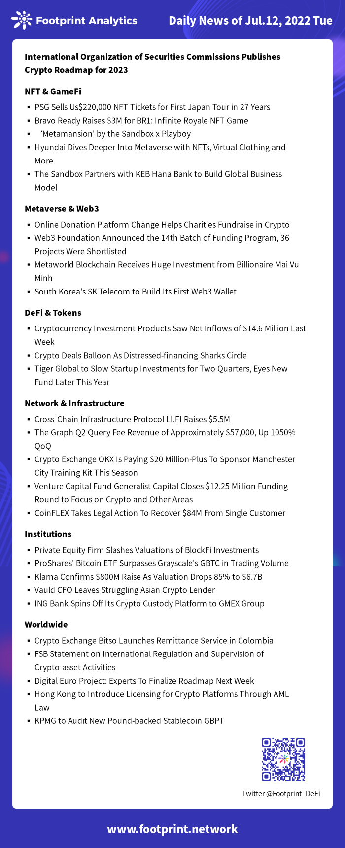 International Organization of Securities Commissions Publishes Crypto Roadmap for 2023 · Daily International Organization of Securities Commissions Publishes Crypto Roadmap for 2023 · Daily